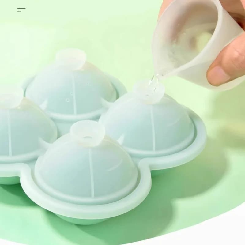 Molde grande de bola de hielo de 6.5 cm