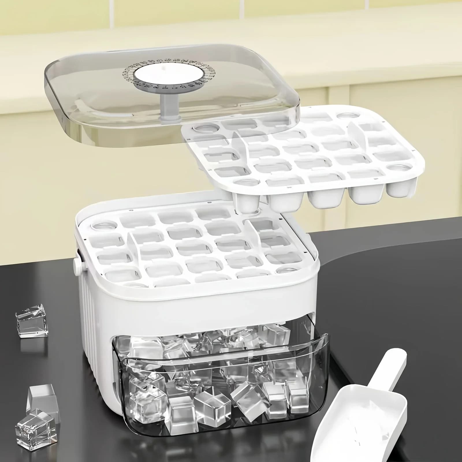 Caja de hielo de doble capa de gran capacidad