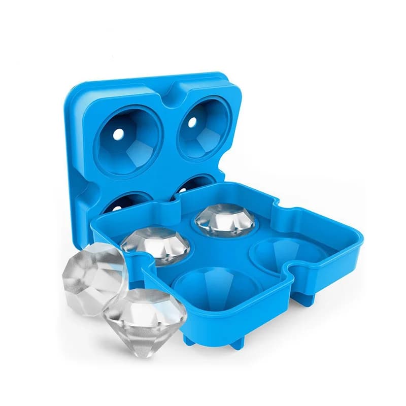 Molde para cubitos de hielo de diamante