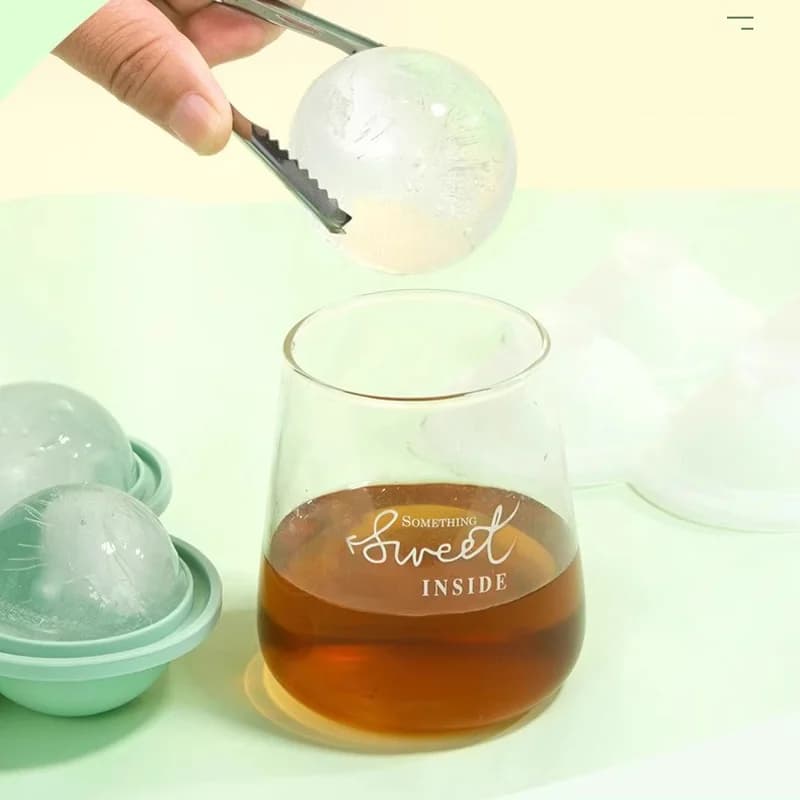 Molde grande de bola de hielo de 6.5 cm