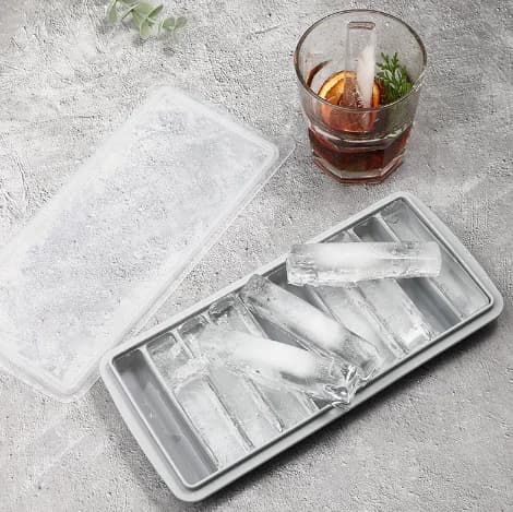 Bandeja larga para palitos de hielo con tapa
