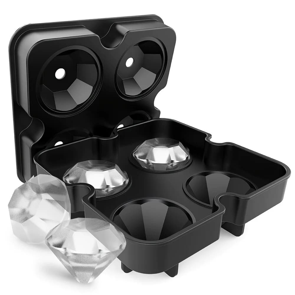 Molde para cubitos de hielo de diamante
