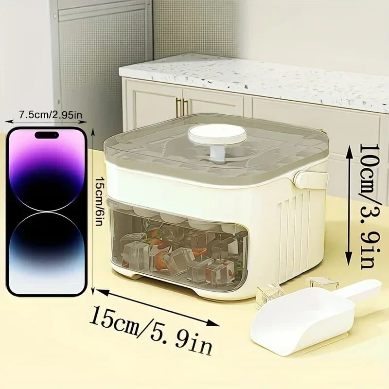 Caja de hielo de doble capa de gran capacidad