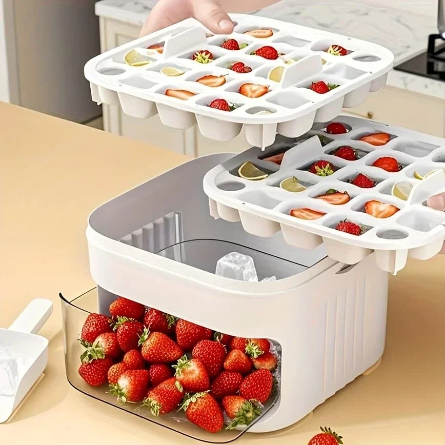 Caja de hielo de doble capa de gran capacidad