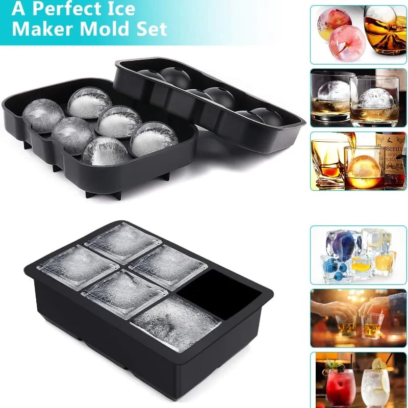 Bandeja para hacer bolas de hielo